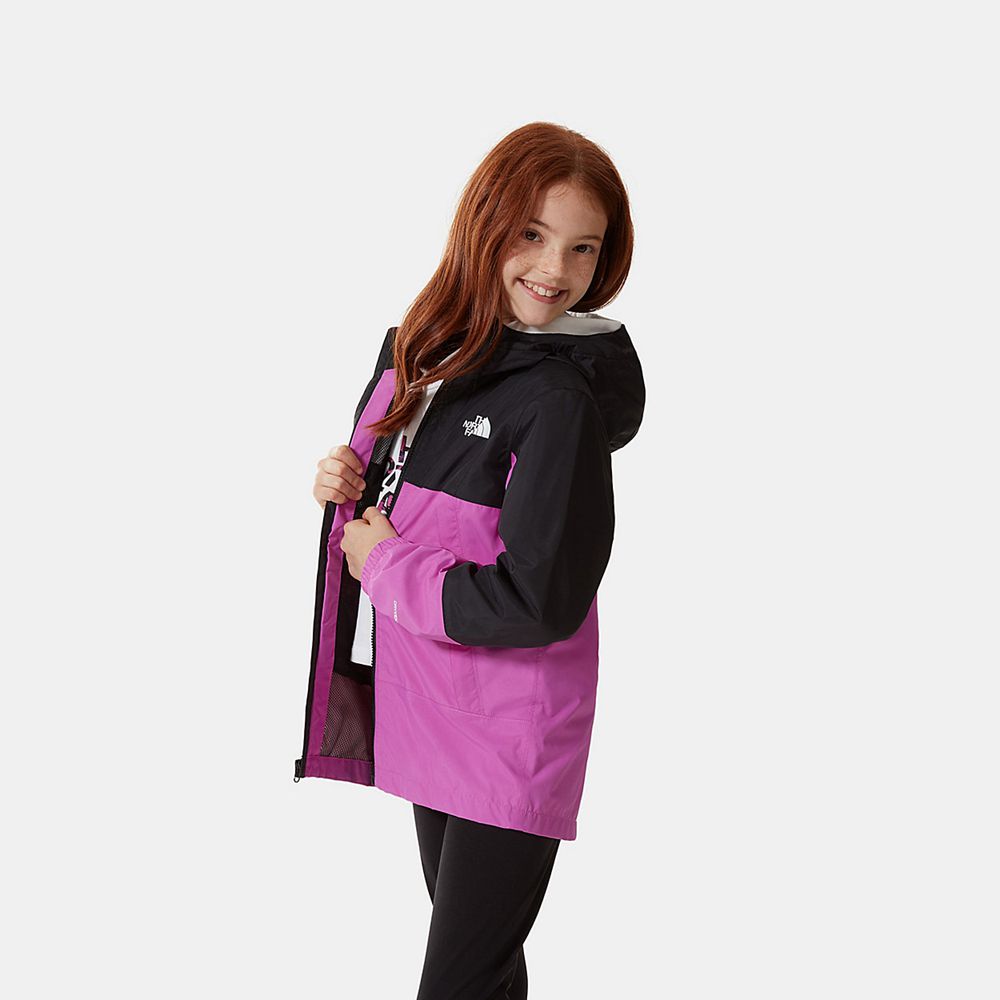 The North Face Jackets Youth Australia - The North Face Lobuche Dryvent Purple Dryvent (YSU-513976)